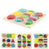 2014 Geometric Puzzle Wooden Shapes Jigsaw Puzzle