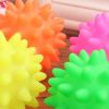 Beautiful New Rubber Ball Toy Dog Pet Fun Spikey Ball Biting Chewing And Toys