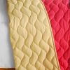 [Barefoot Angel ] 3PC Vermicelli-Quilted Patchwork Quilt Set (Full/Queen Size)