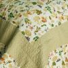 [Fantasia Original] Cotton 3PC Vermicelli-Quilted Patchwork Quilt Set (Full/Queen Size)